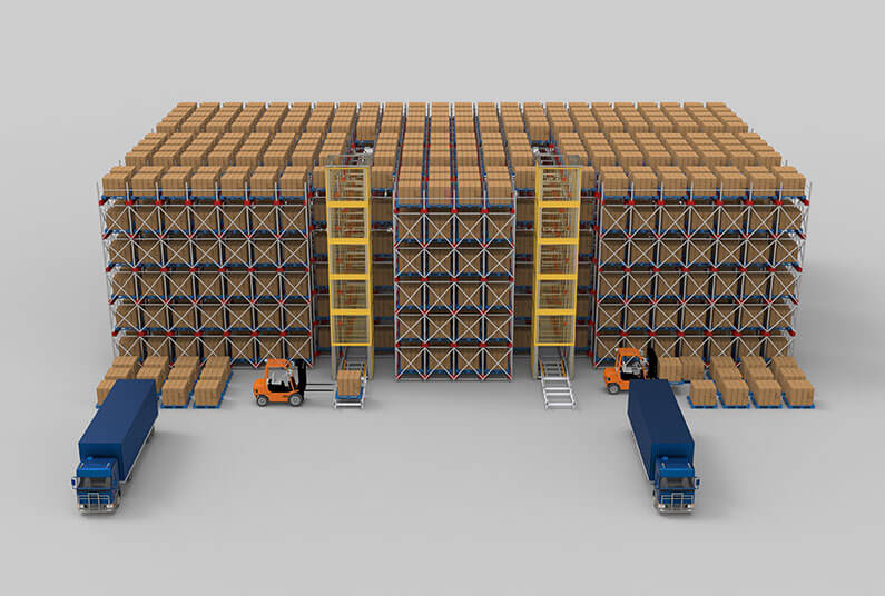 智能四向穿梭车,密集存储立体式仓库,智能冷库穿梭车,选择郝胜智能一